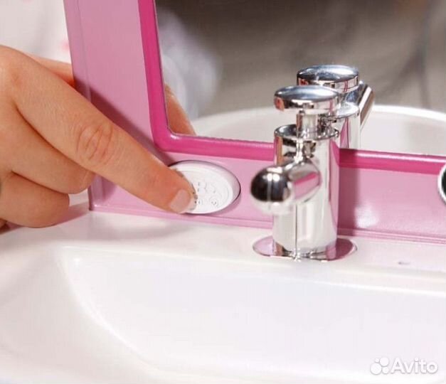 Интерактивный новый умывальник Baby Born (свет