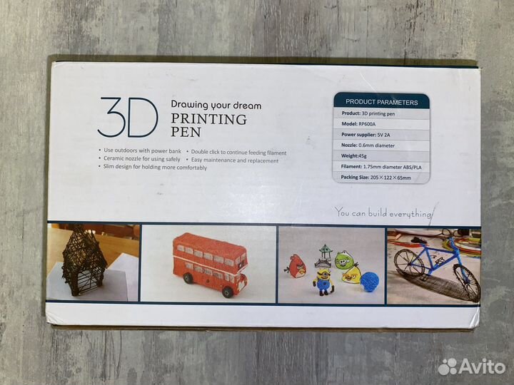 3d Ручка Fantastique+ два набора пластика