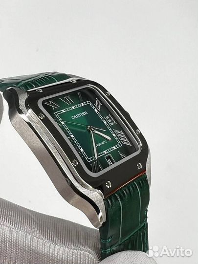 Часы Cartier Santos de Cartier 40 mm Green