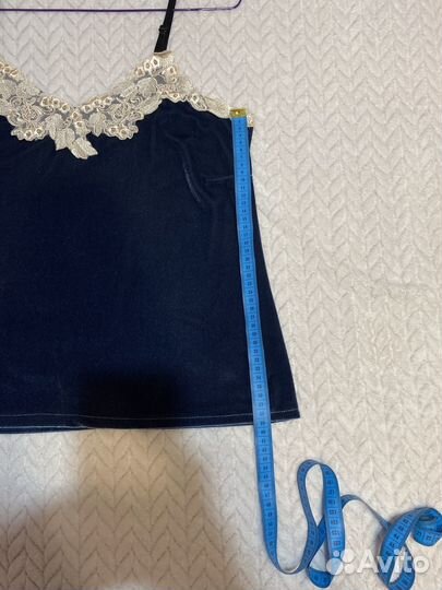 Новая женская пижама велюр с брюками 50(XL)