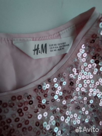 Нарядное платье h&m p. 140