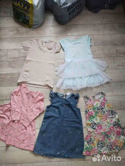 Вещи пакетом на девочку 110 116,20 штук