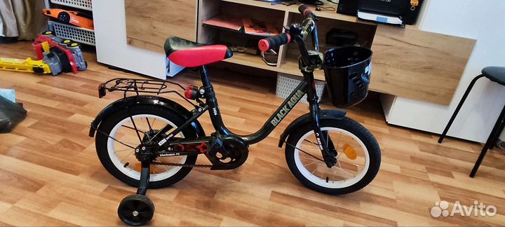 Новый Детский велосипед black aqwa 14