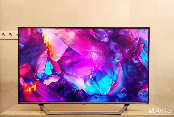 Безрамочный 4K Hisense SMART Wi-Fi 109см