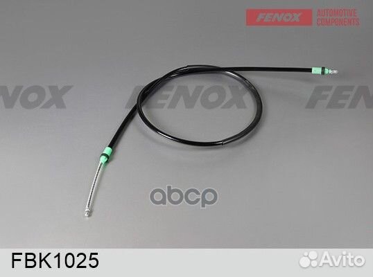 Трос ручного тормоза renault sandero 07- 1658мм