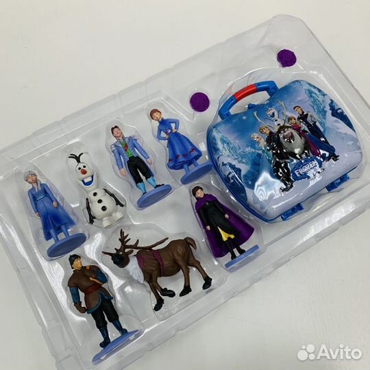 Холодное сердце Набор фигурок 7в1 с чемоданом
