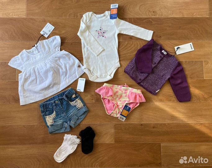 Новые вещи на девочку на 6-12мес размер 74