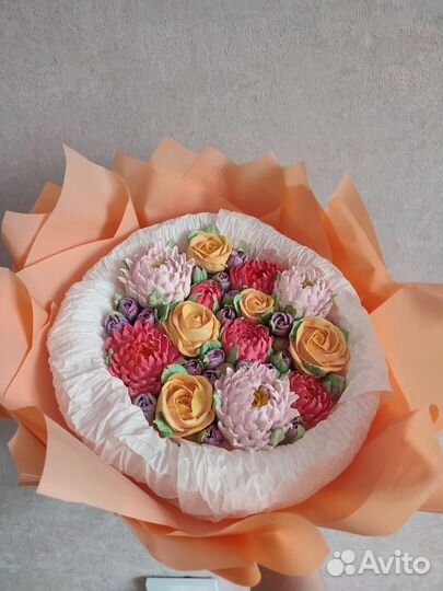 Букеты из зефира и маршмеллоу