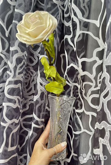 Ваза (подбукетник) СССР хрусталь