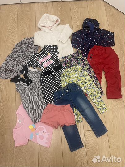 Вещи пакетом на девочку 86 92