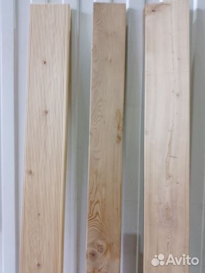 Доска террасная, палубная из лиственницы
