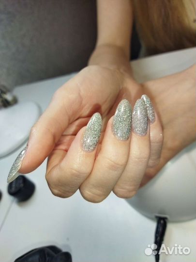 Комбинированный маникюр+покрытие гель-лаком