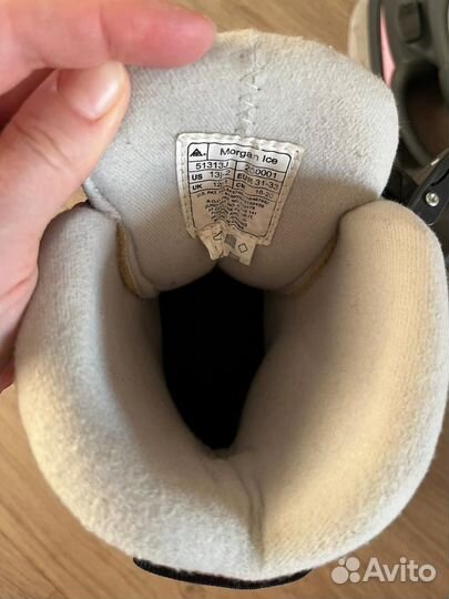 Коньки детские раздвижные К2, размер 31-33