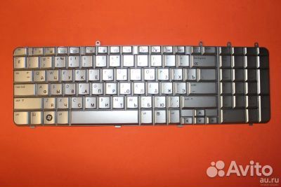Клавиатура для ноутбука HP DV7-1000 серебряная