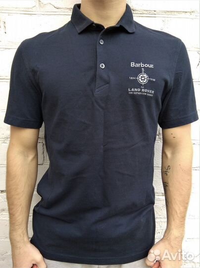 Barbour x Land Rover поло рубашка оригинал