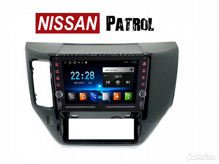 Магнитола Nissan Patrol y61 LTE CarPlay 3/32гб