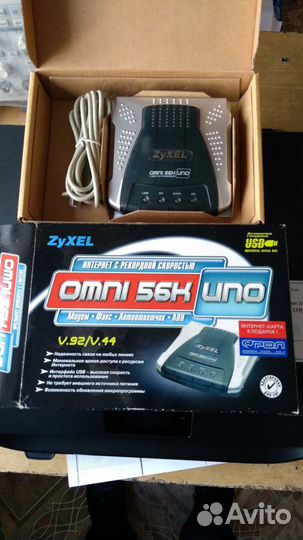 USB Модем ZyXel Omni 56K Uno