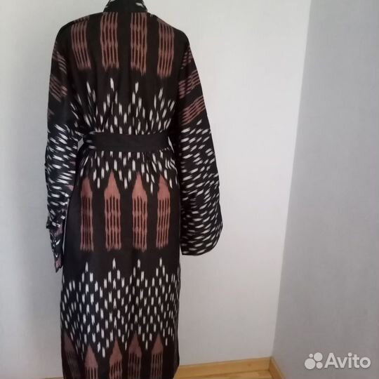 Узбекский халат из иката. Узбекский чапан