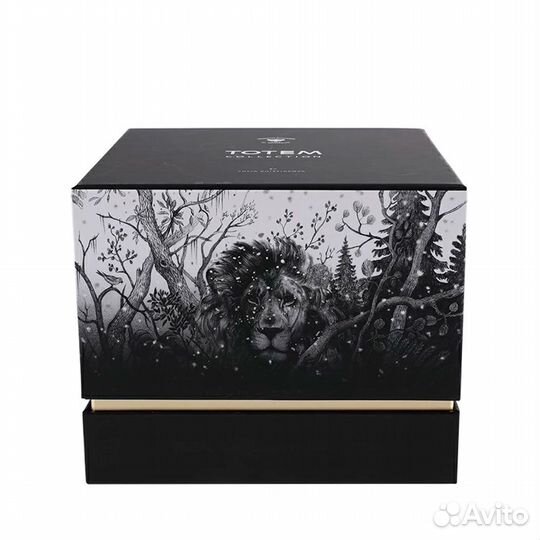 Бокал ифз с блюдцем и крышкой Тотем Лев