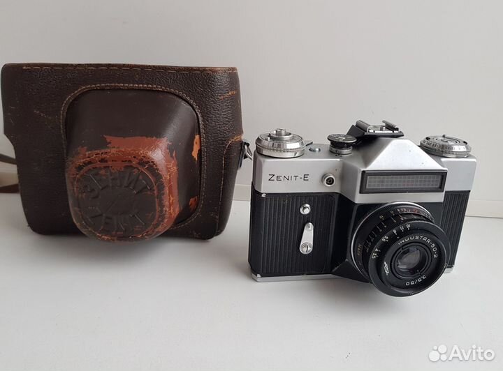 Пленочный фотоаппарат зенит-E объектив Индустар