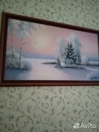 Картина масло холст 100х60