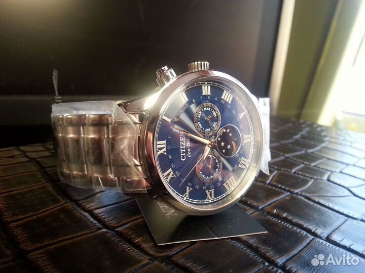 Шикарные Citizen Moonphase/сапфир/Made in Japan