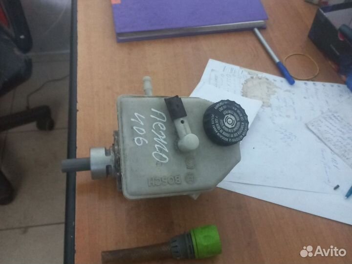 Главный тормозной цилиндр пежо 406