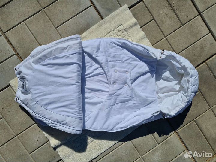 Конверт утепленный для новорожденного демисезон