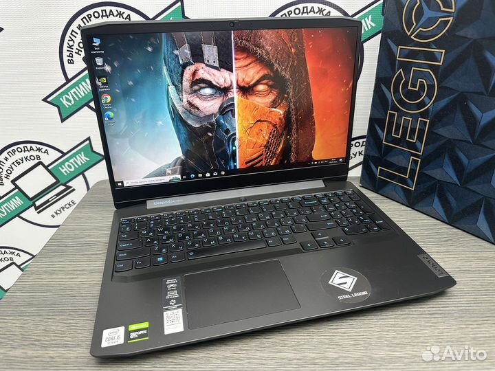 2022 Lenovo i5-10300H 16Gb geforce GTX1650 SSD+500