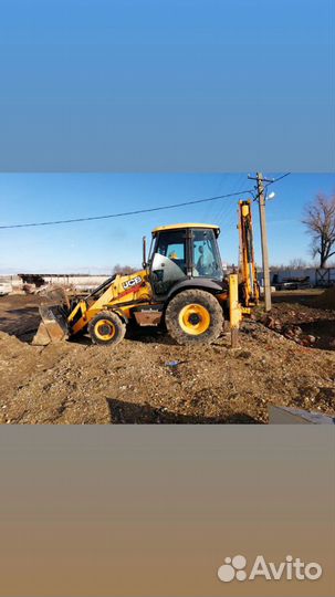 Аренда Экскаватор-погрузчик, ямобур, вилы, гидромо