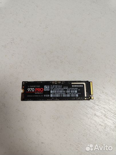 Nvme m2 Samsung 970 Pro 512Gb