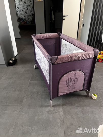 Детская кровать манеж с матрасом