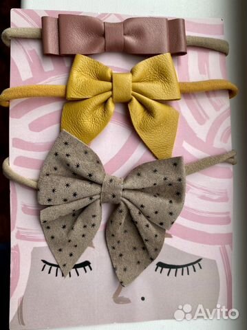 Бантики на повязке для девочки