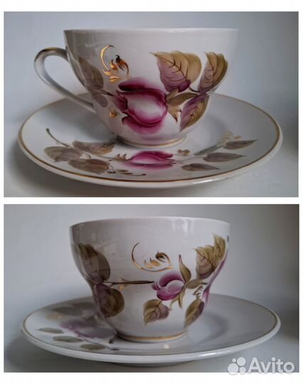 Большая чайная пара Кремгэс, СССР