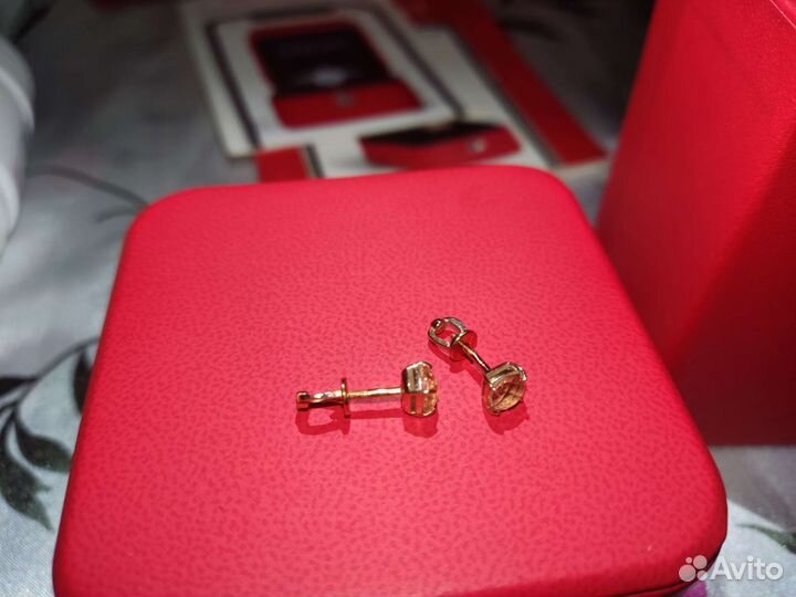 Золотые серьги