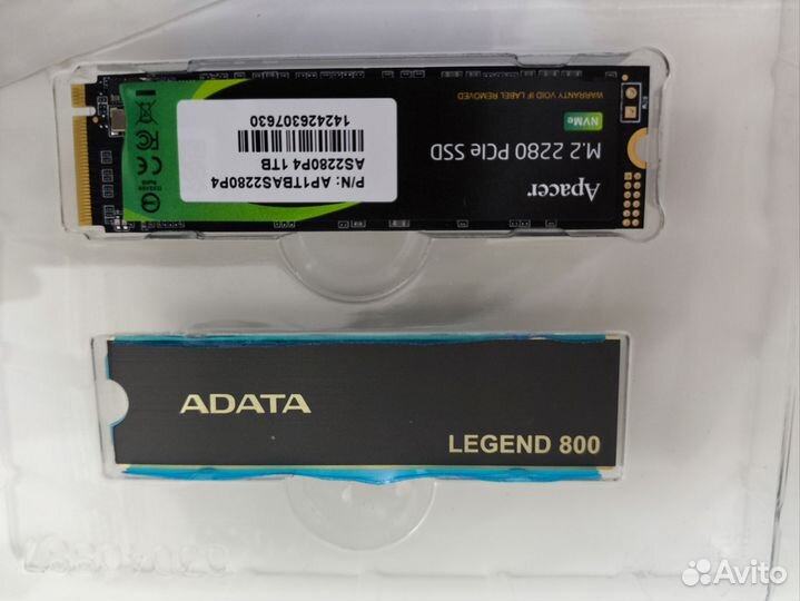 Ssd на 1 tb и 512 gb