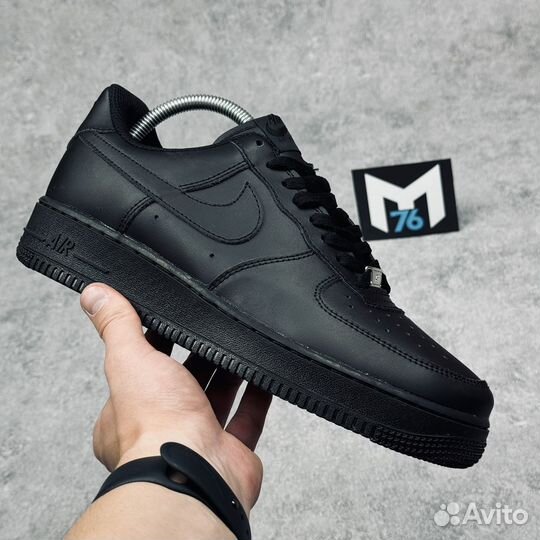 Кроссовки nike air force 1 черные