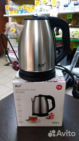 Чайник электрический Rix RKT-1800S Б3