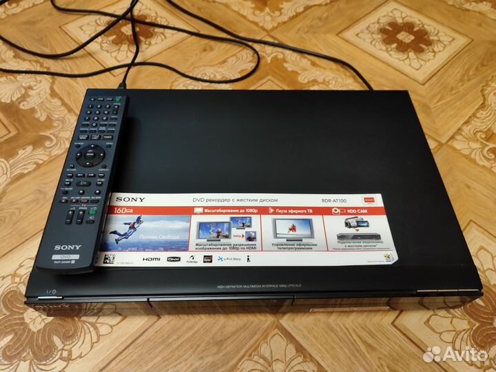 Dvd рекордер Sony RDR-AT 100