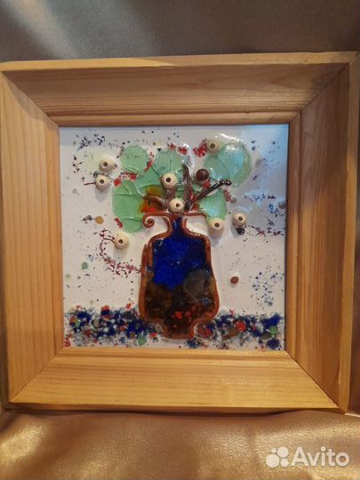 Картина из стекла