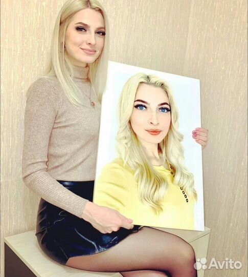 Портрет по фото 50на70 см