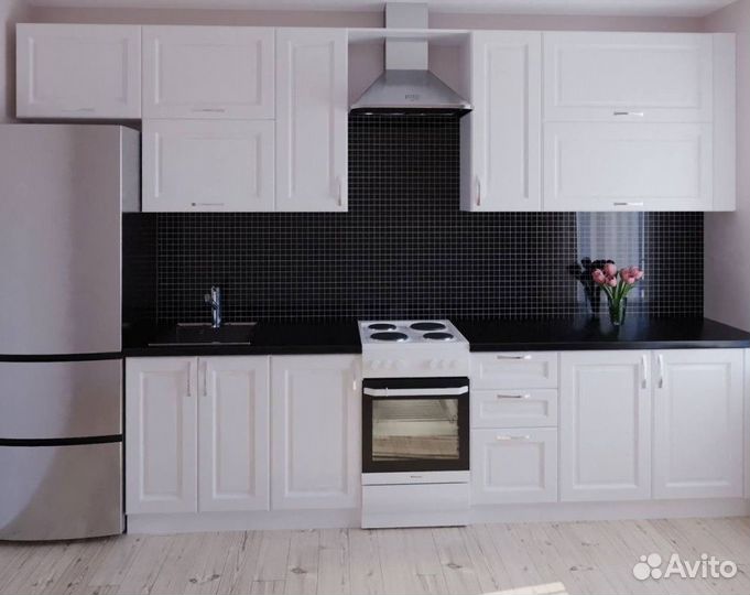 Кухонный гарнитур в современном стиле артикул 4000