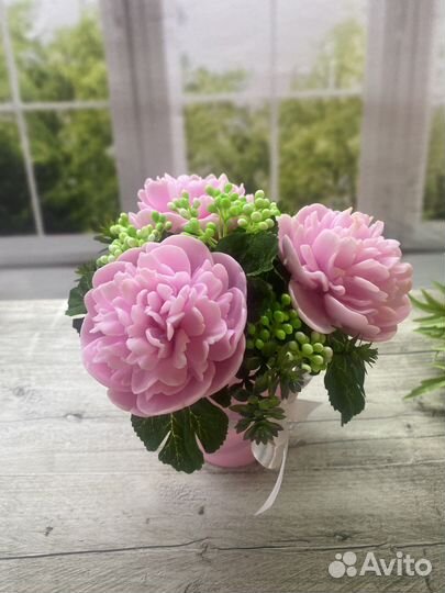 Букет из мыла. Подарок на выпускной