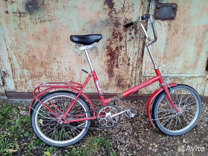 Старинный велосипед Кама СССР на ходу