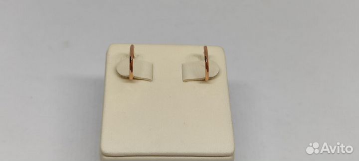 Золотые серьги Конго 585* (Центр)
