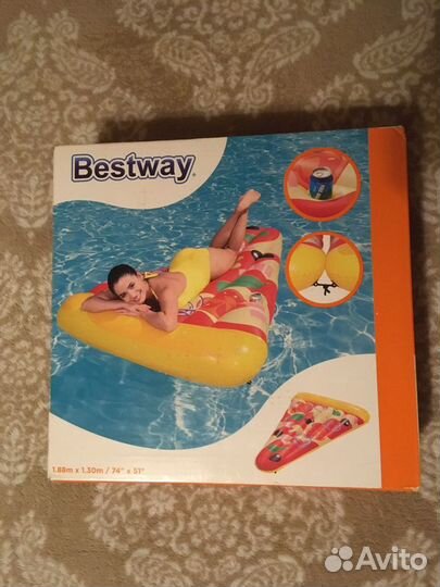 Надувной матрас Пицца (новый)