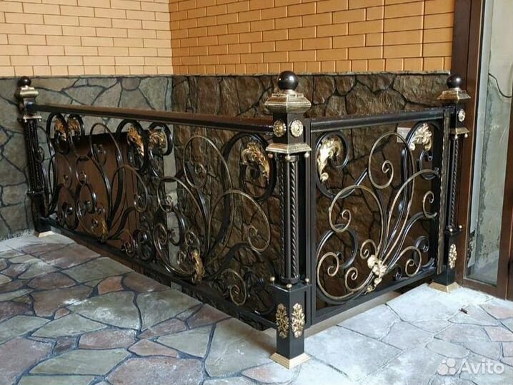 Кованные перила для лестниц и балконов