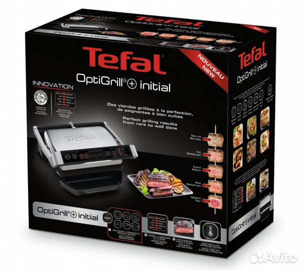 Новый Гриль Tefal Optigrill + initial