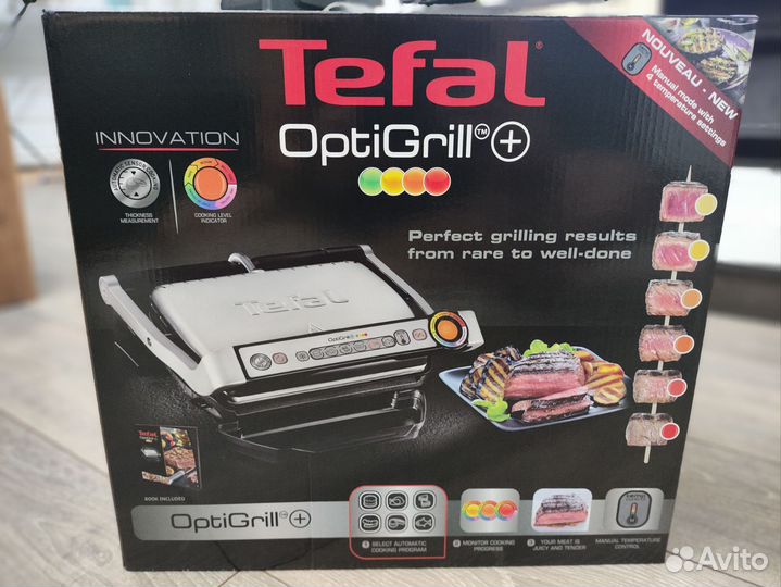 Электрогриль Tefal optigrill+ новая