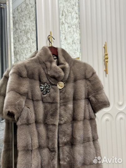 Шуба норковая трансформер 42-44